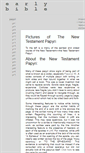 Mobile Screenshot of earlybible.com