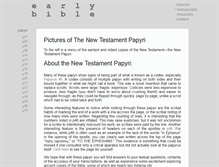 Tablet Screenshot of earlybible.com